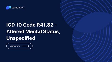 ams dx code|R41.82 – Altered Mental Status, Unspecified 